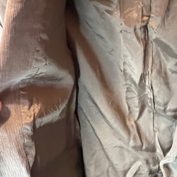Rafaella Corduroy Tan Pockets Two Button Front Women's Jacket Size 16 - Picture 5 of 6